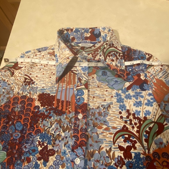 Retro Button Down, Large Collar, Vintage Look By Ship n' Shore - 18 - Picture 13 of 14